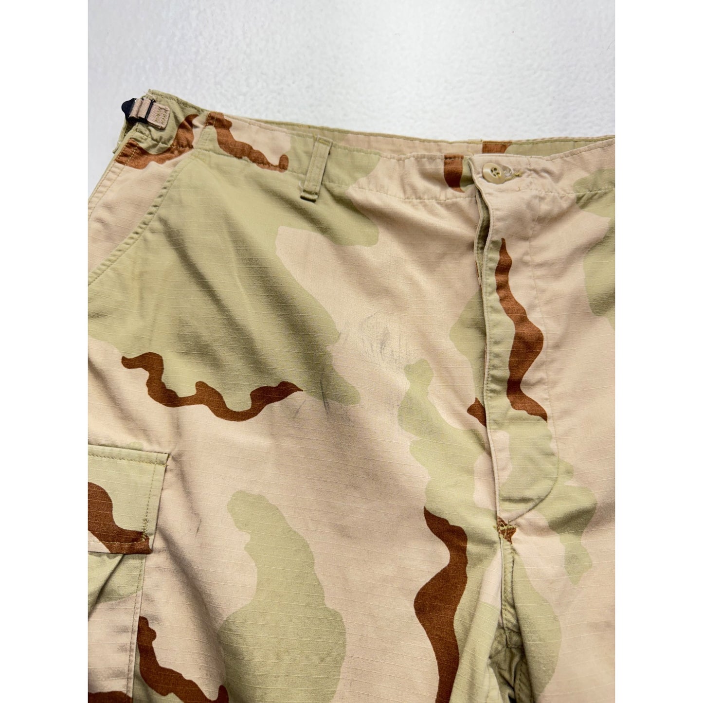 Desert Camouflage Tactical Cargo Pants With Adjustable Waist #9770