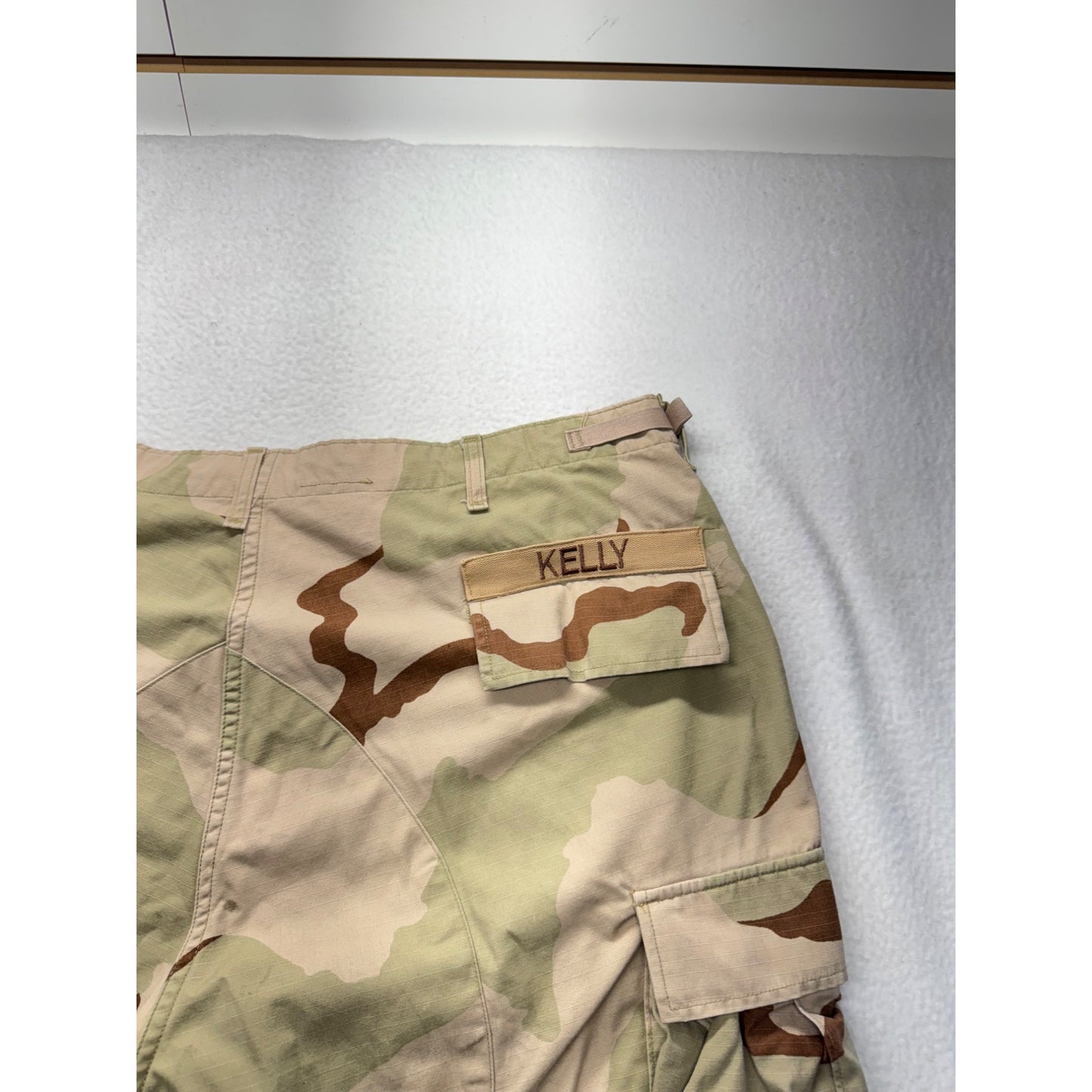Desert Camouflage Tactical Cargo Pants With Adjustable Waist #9770