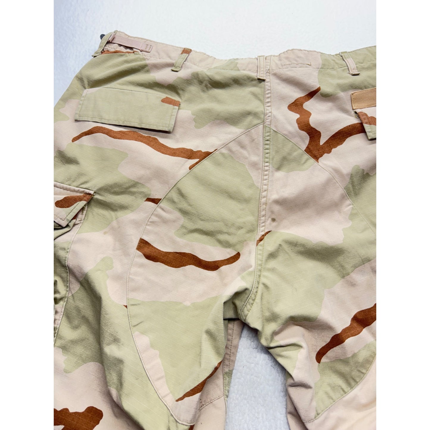 Desert Camouflage Tactical Cargo Pants With Adjustable Waist #9770