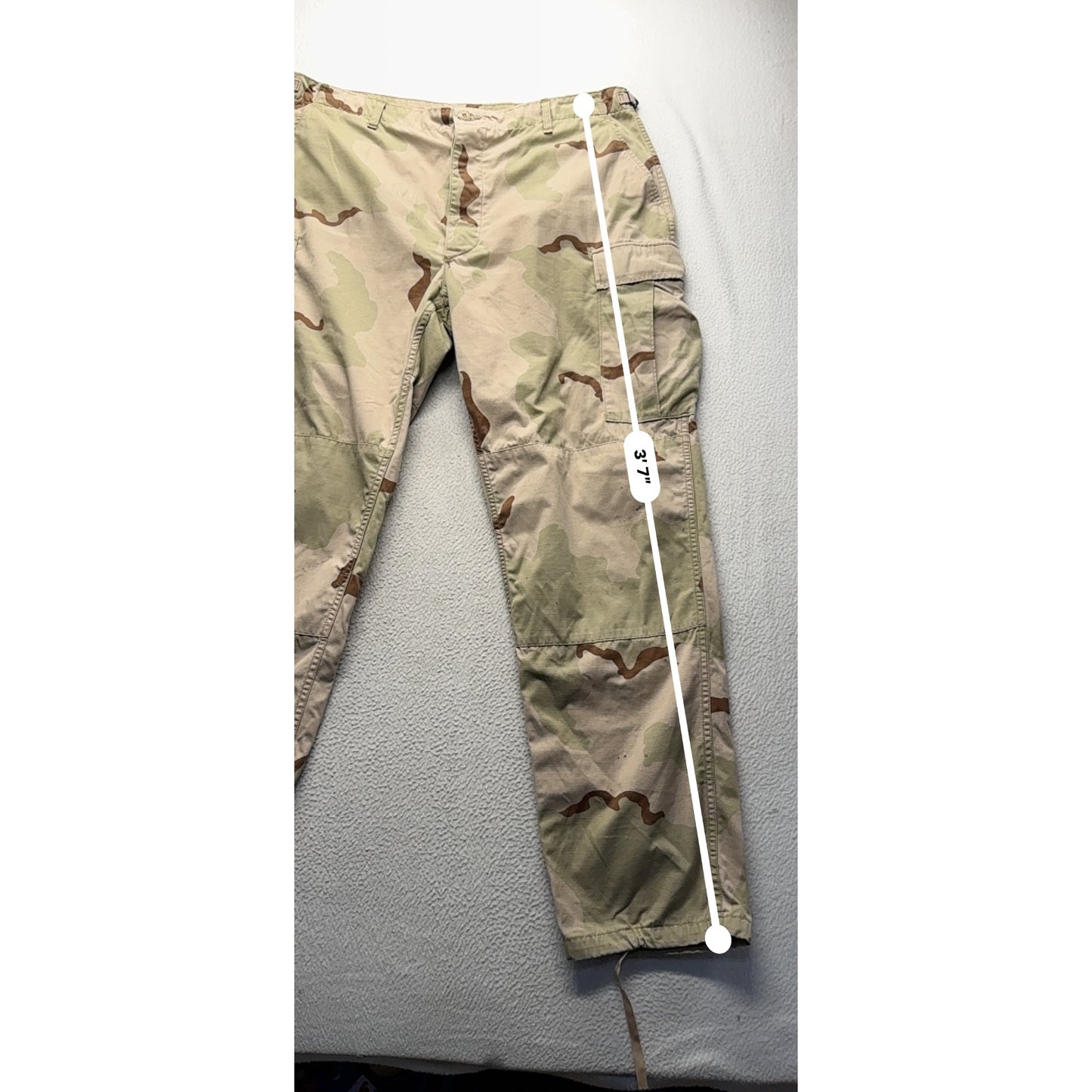 Desert Camouflage Tactical Cargo Pants With Adjustable Waist #9770