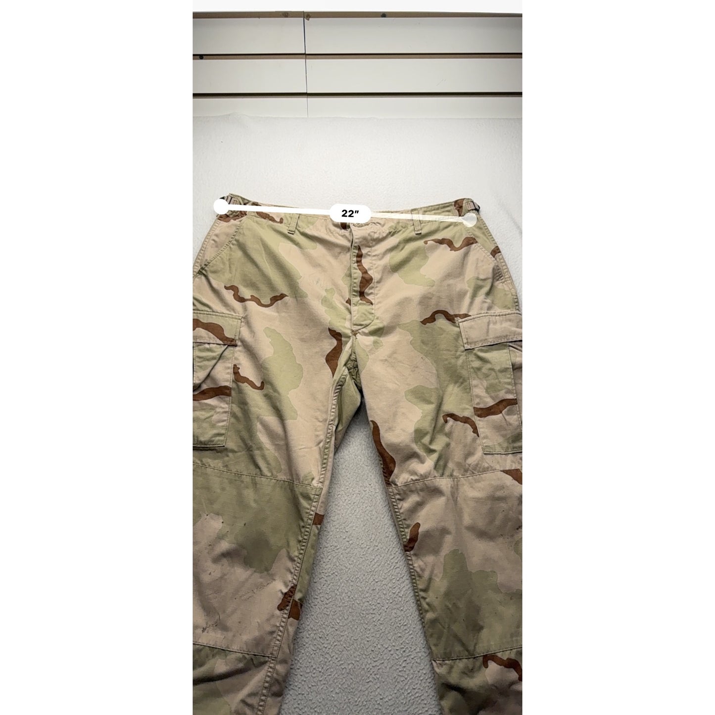 Desert Camouflage Tactical Cargo Pants With Adjustable Waist #9770