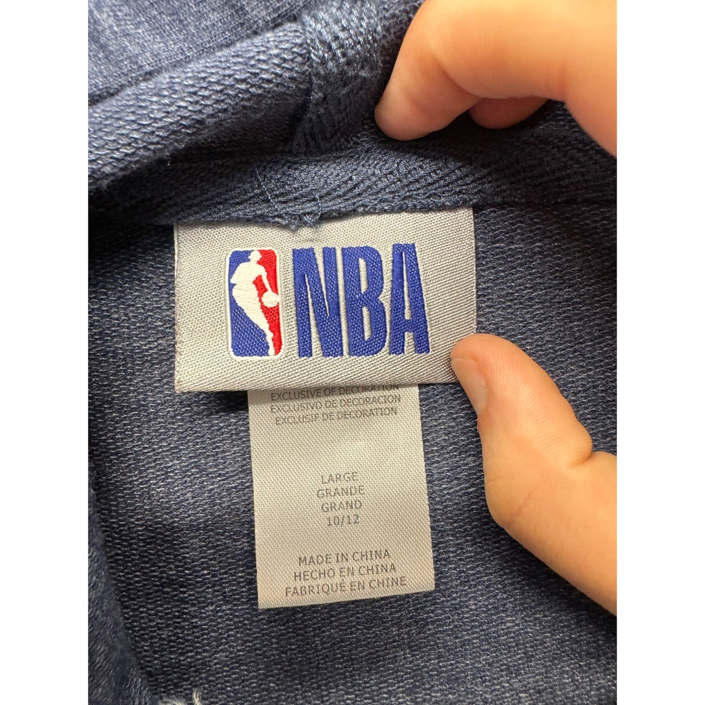 Minnesota Timberwolves NBA Hoodie Sweatshirt Large L Navy & Green Cotton 301B