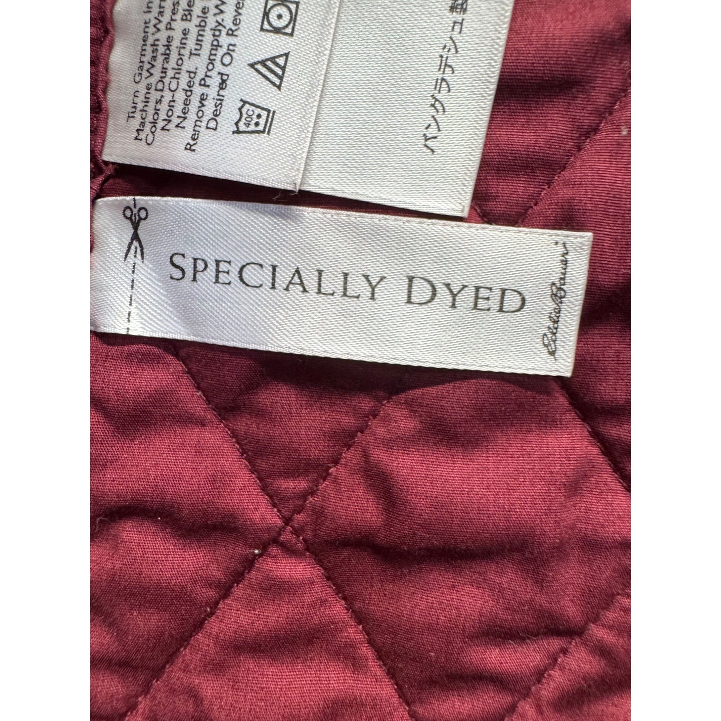 Quilted Corduroy Jacket With Gold Bird Buttons By Eddie Bauer #9588