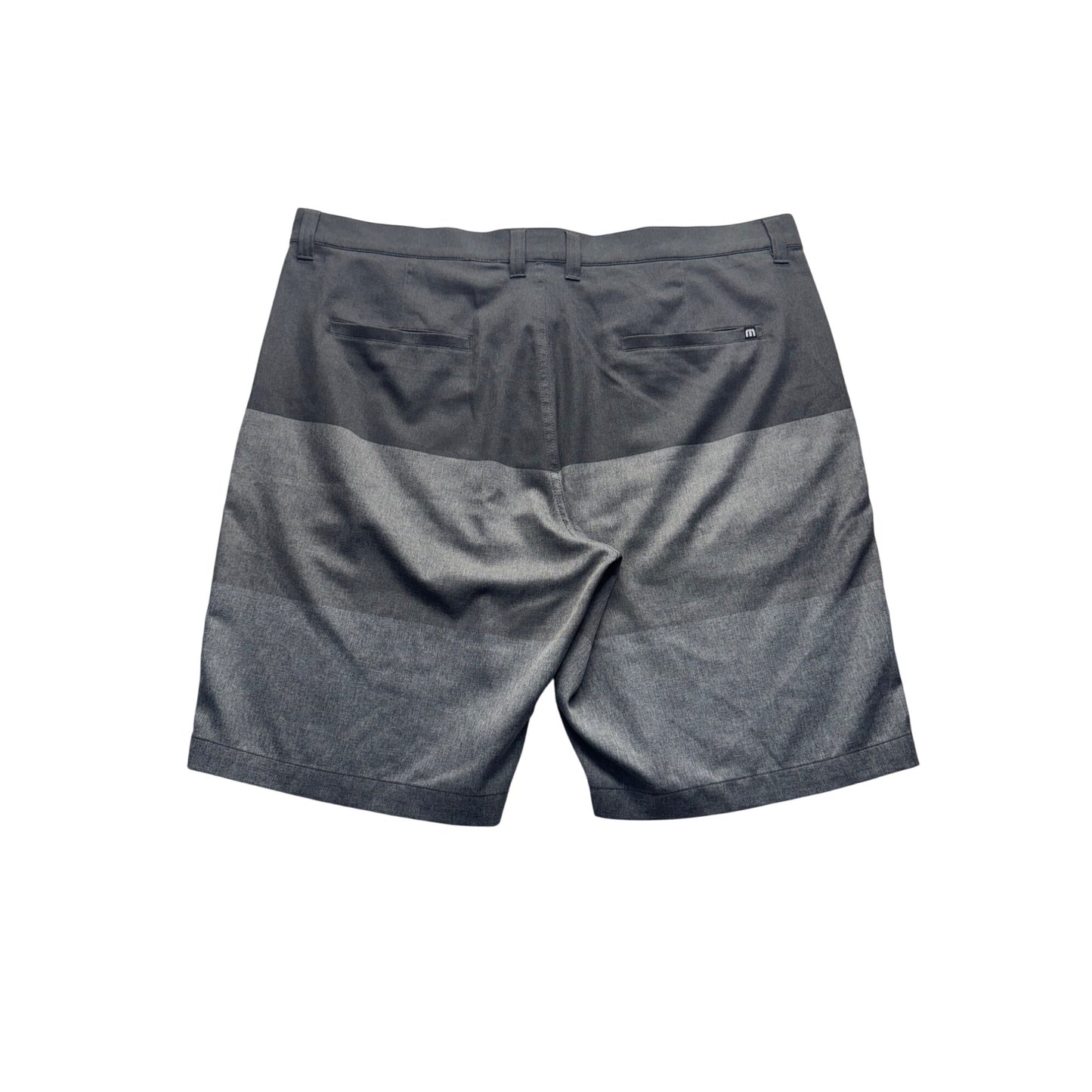 TravisMathew Gradient Gray Striped Shorts Size 38 #9053