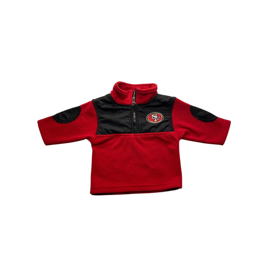 San Francisco 49ers Kids Fleece Pullover Jacket 12 Months NFL Team Apparel #7318