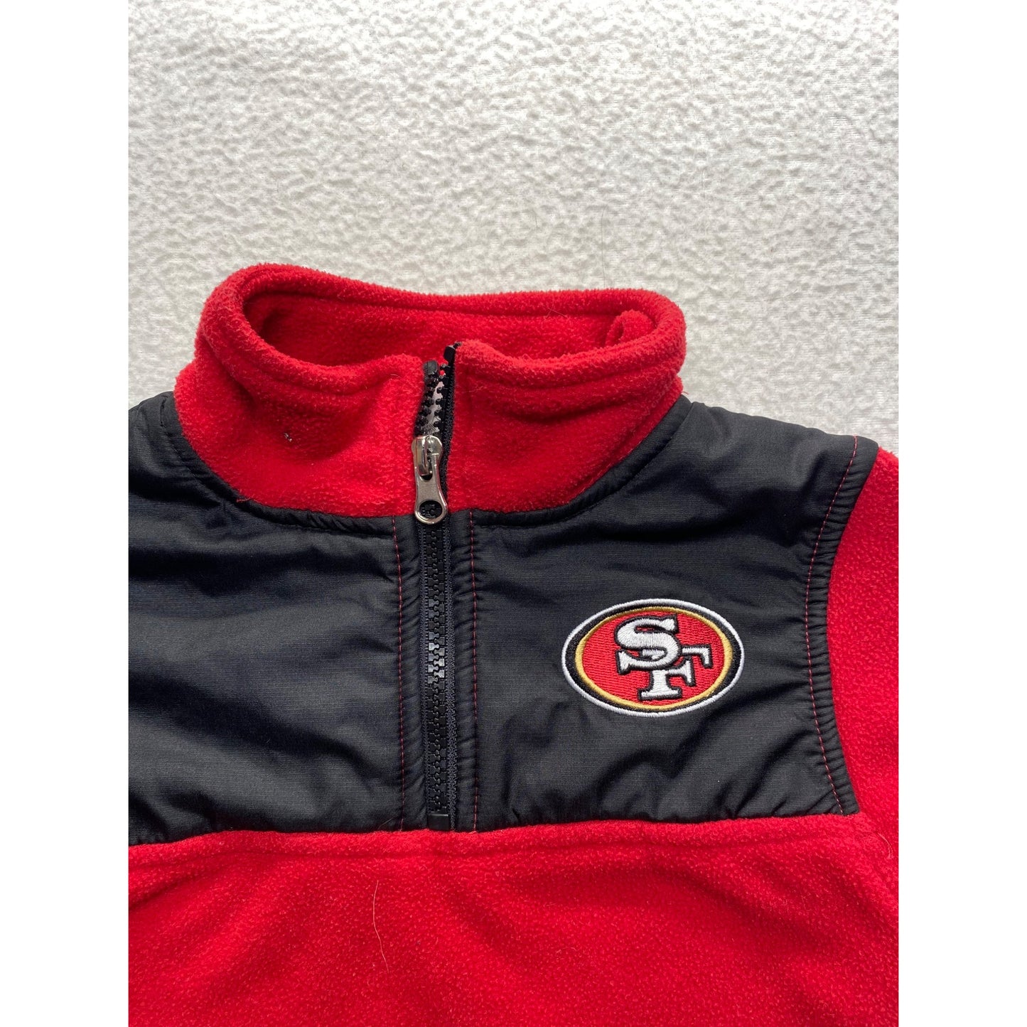 San Francisco 49ers Kids Fleece Pullover Jacket 12 Months NFL Team Apparel #7318