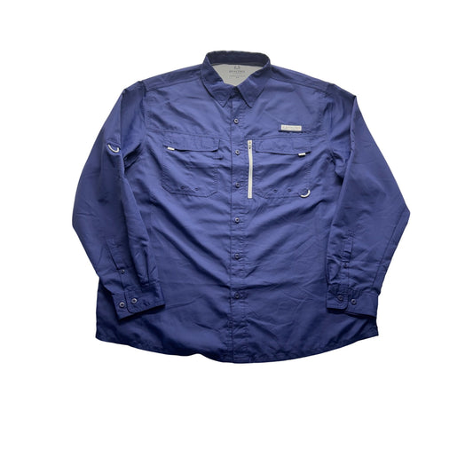 Realtree XL Long Sleeve Fishing Shirt W/ Zipper Pockets & Loops #7873