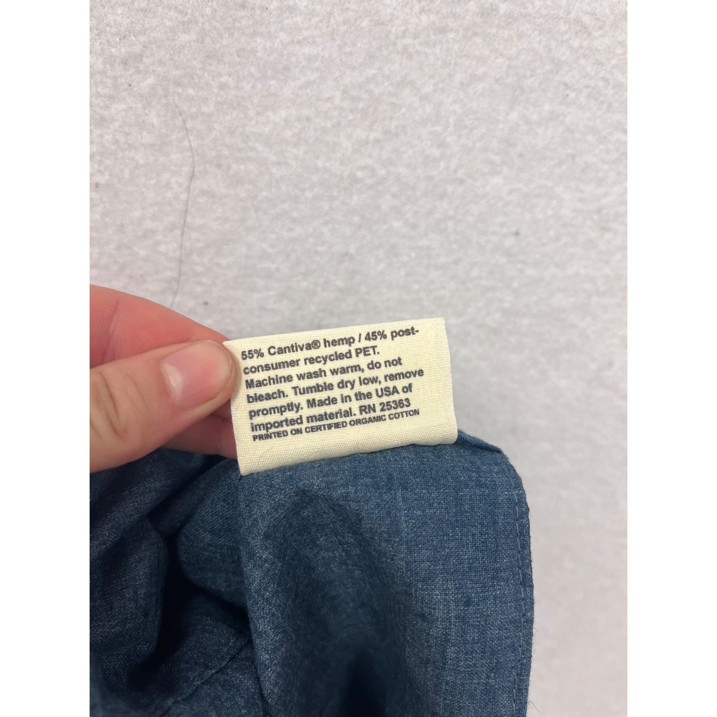 Aveda Black & Blue Recycled Totebag #8140
