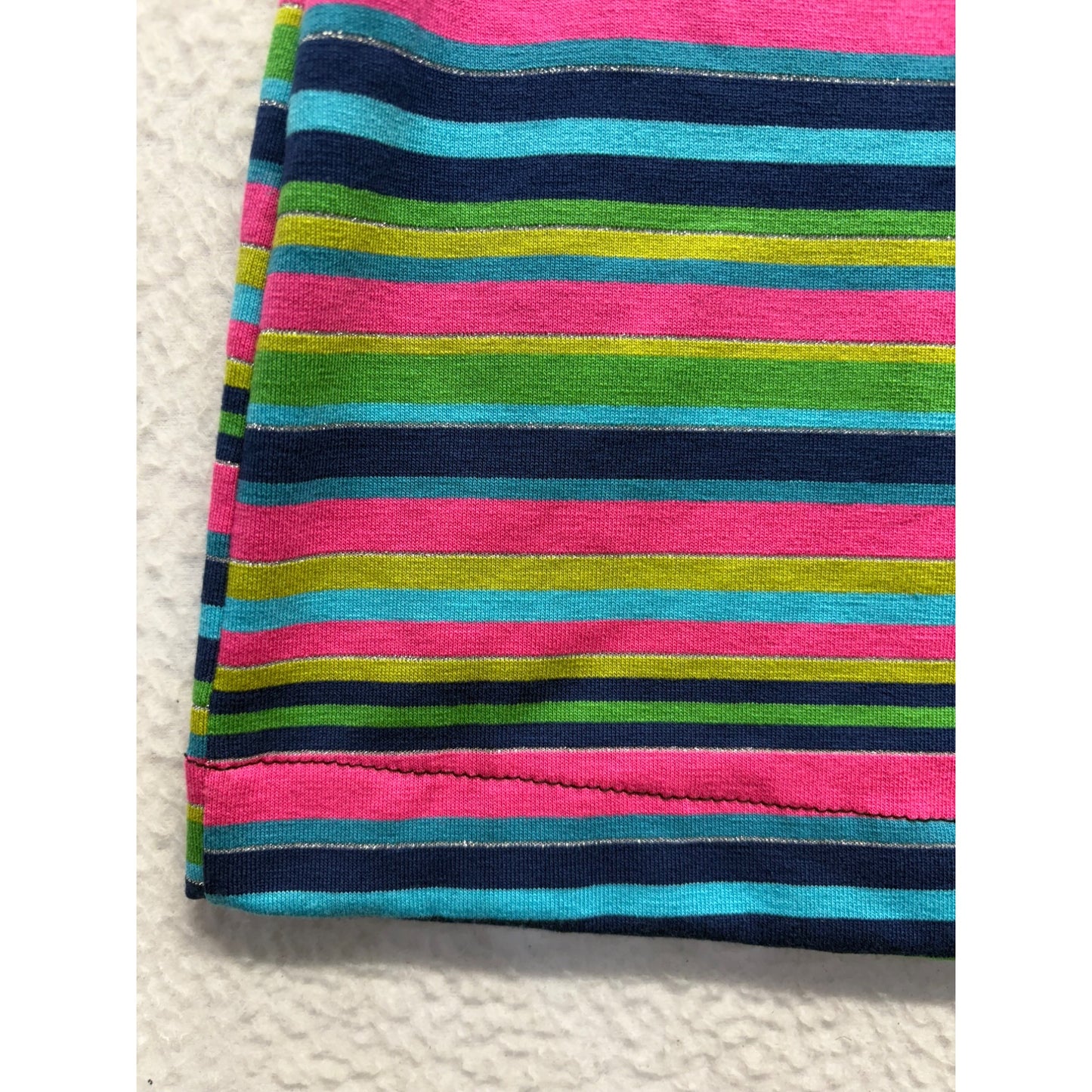 Striped Multicolor Short-Sleeve Dress By Bailey Girl #7699