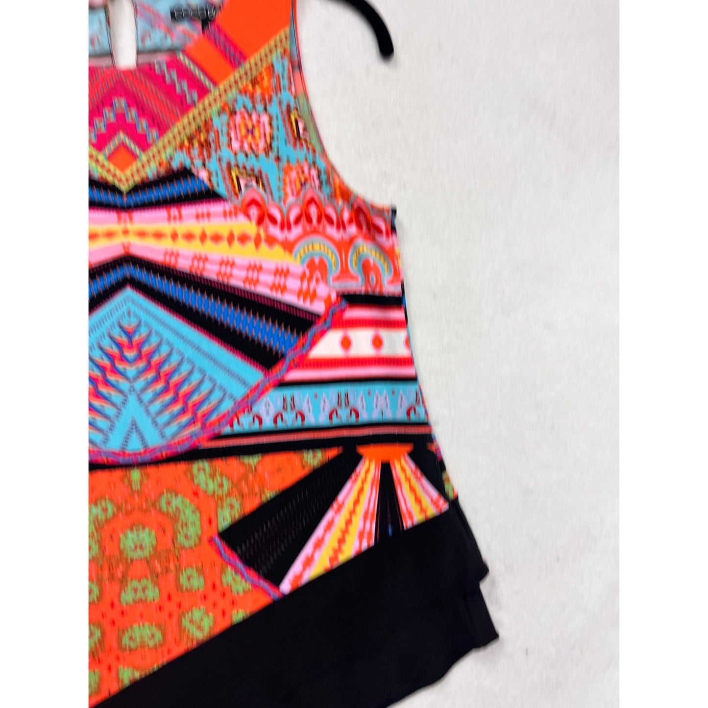 Coco Bianco Asymmetrical Sleeveless Top M #619A