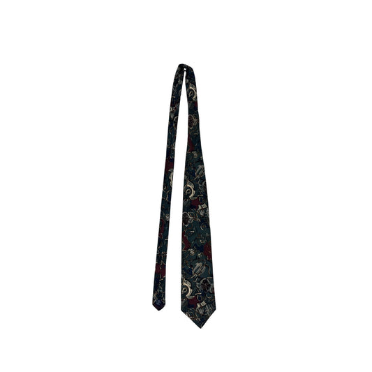 Men’s Bass Floral Patterned Silk Tie #6889
