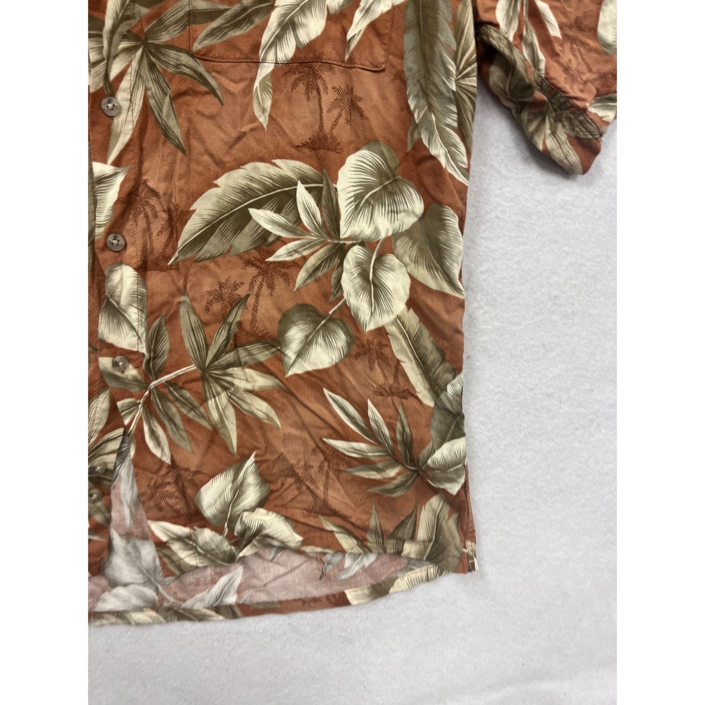 Pierre Cardin Hawaiian Shirt L #917A