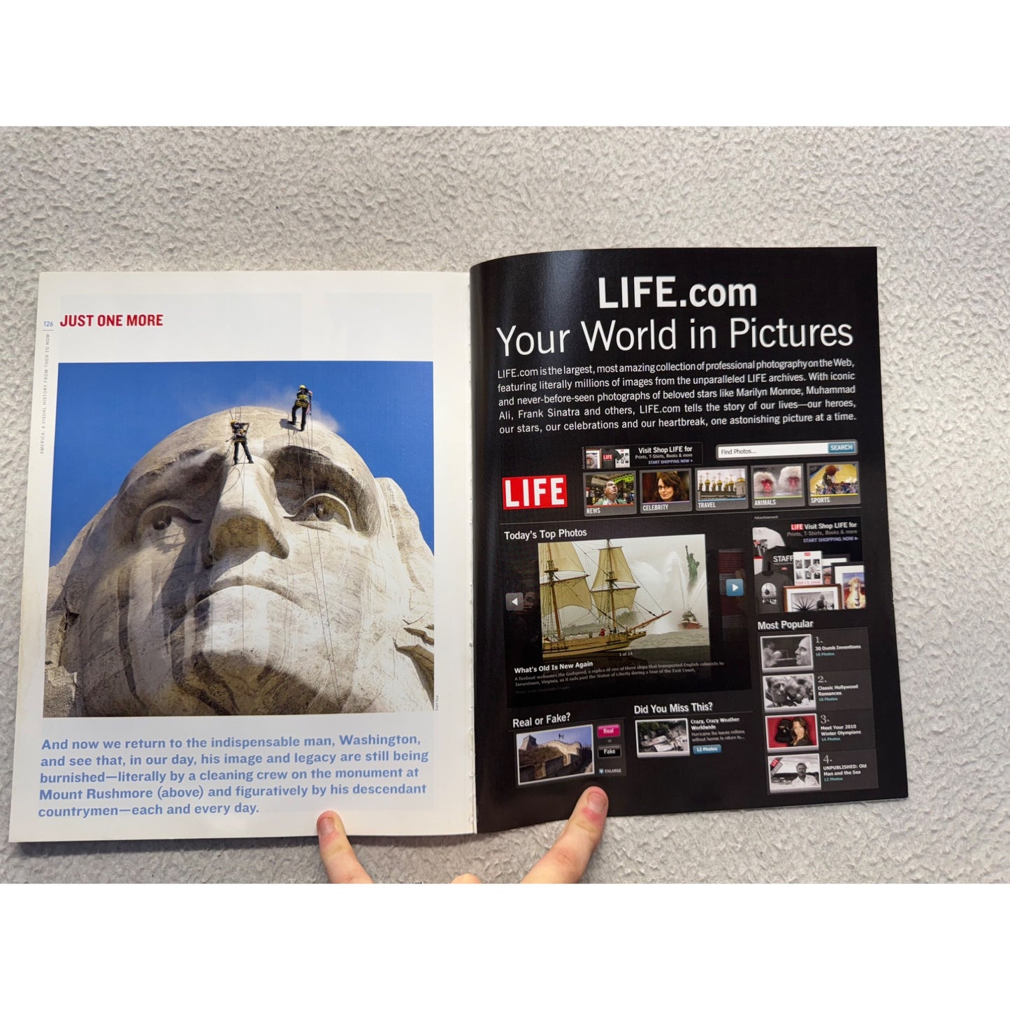 Life America A Visual History From Then To Now Hardcover Time Inc Specials 432B