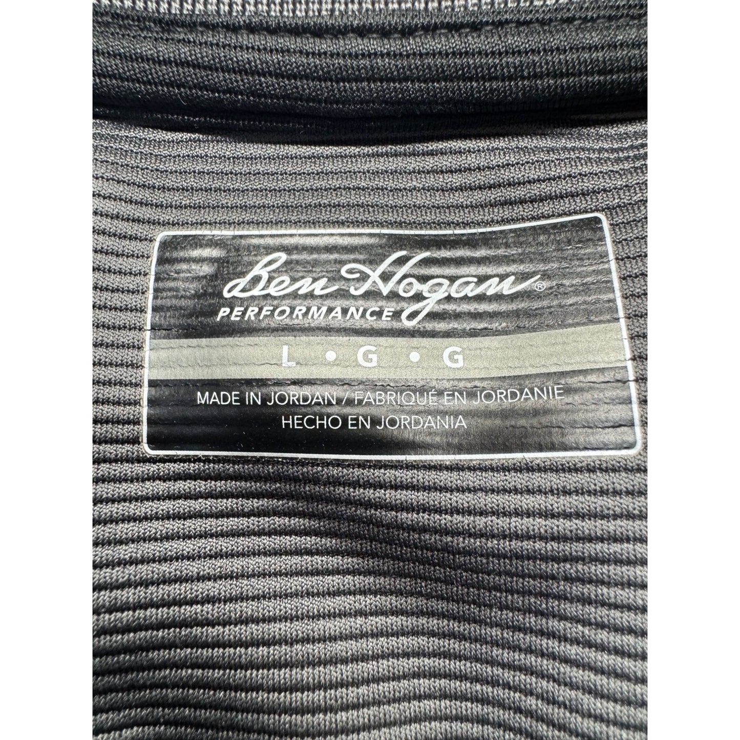 Mens Ben Hogan Performance L.G.G Gray Polo Shirt #7875