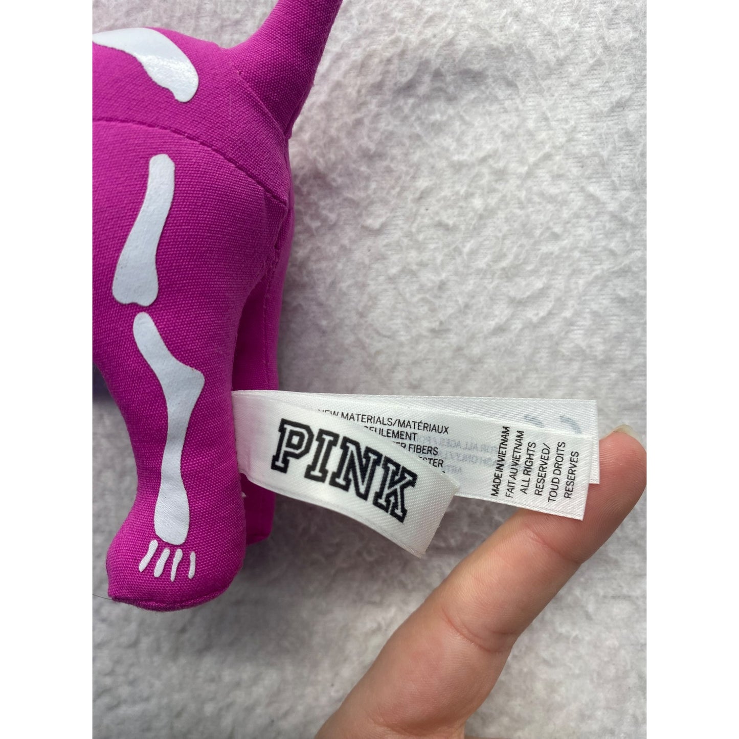 Victorias Secret Pink Skeleton Dog #5673