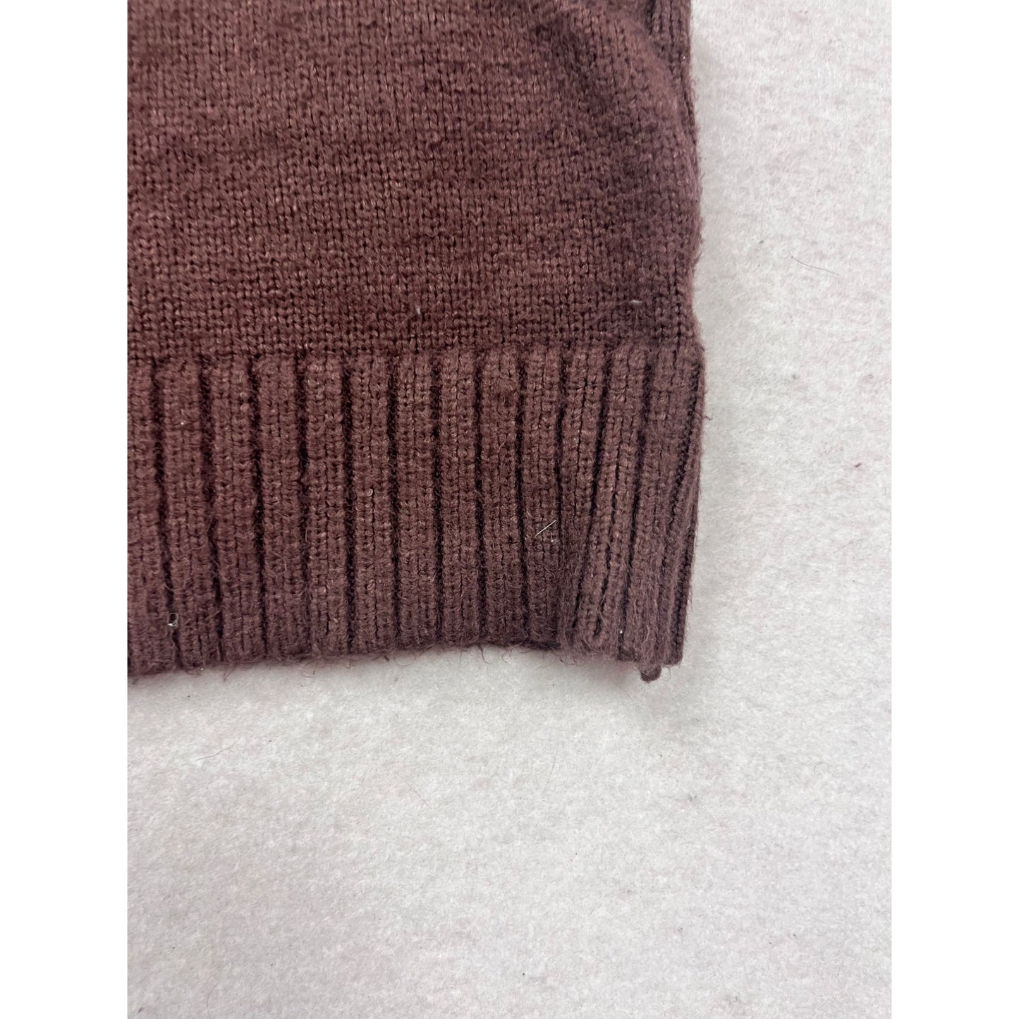Garage Brown Knit Crop Top P/S #507A