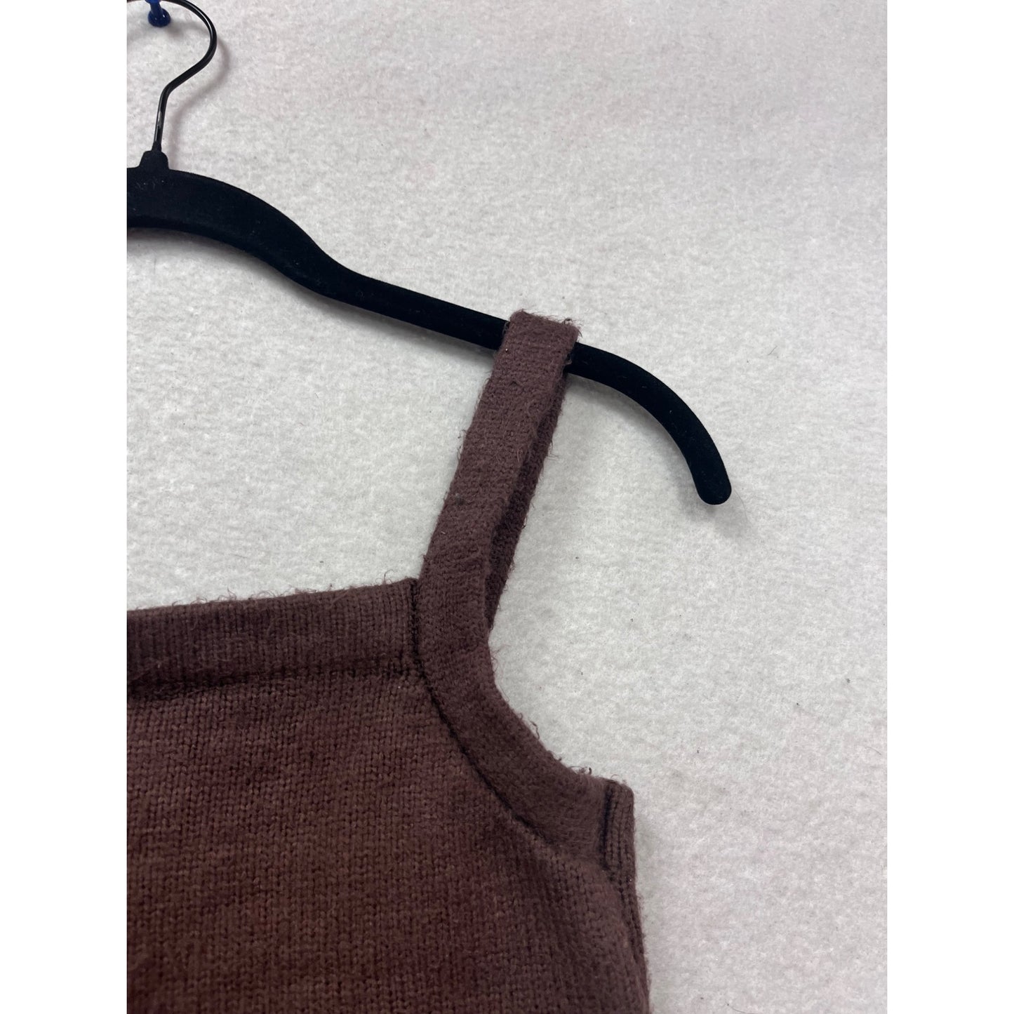 Garage Brown Knit Crop Top P/S #507A