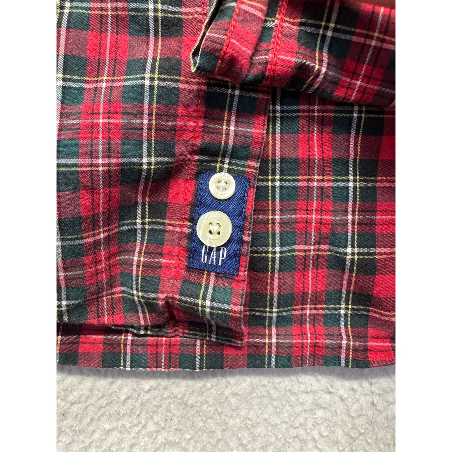 Gap Kids L Plaid Button-Down Shirt #7959