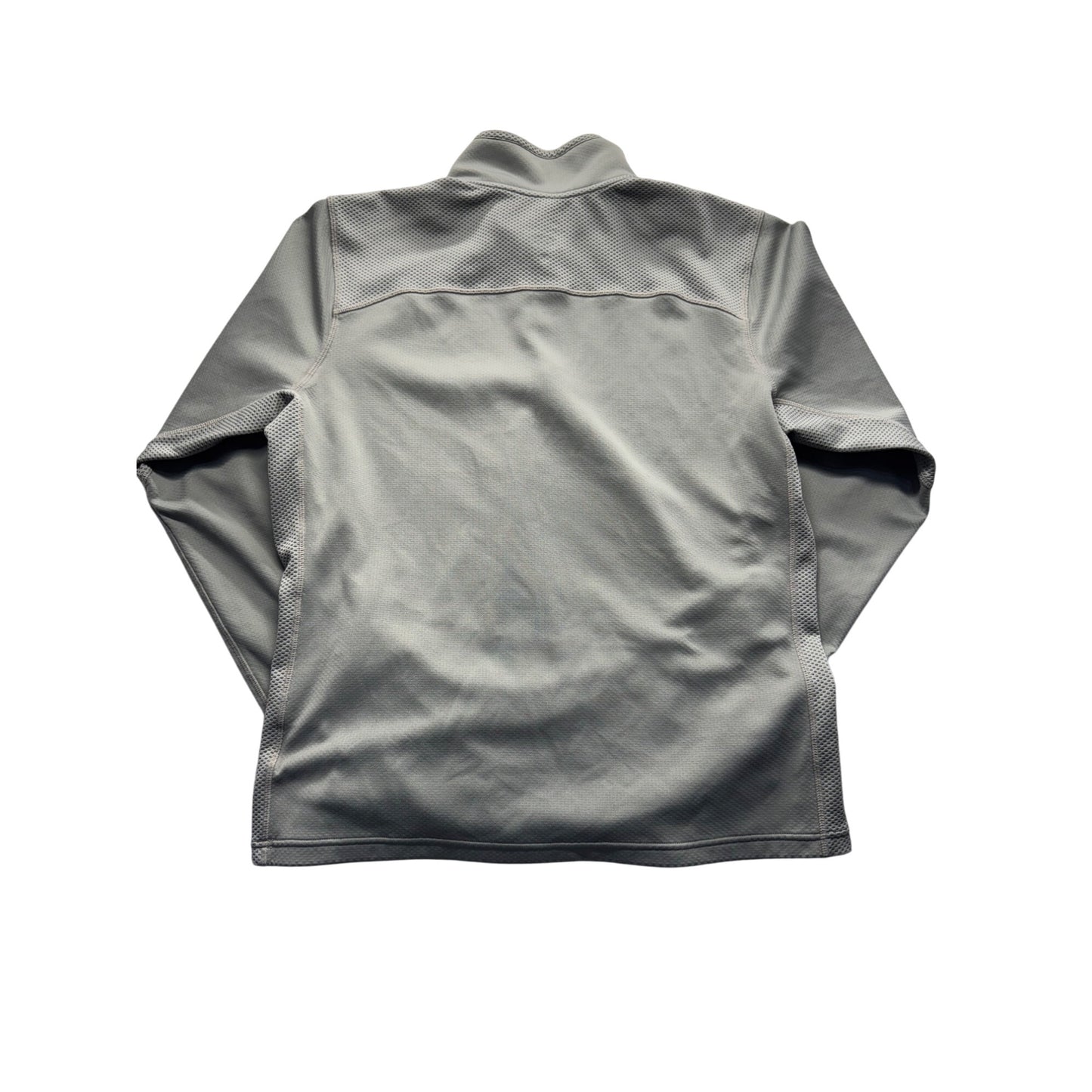 Nike Dri-Fit Gray 1/4 Zip Pullover Mens Long Sleeve Size L #9533