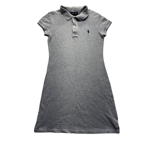Polo Ralph Lauren Grey Polo Dress M Cotton #328B