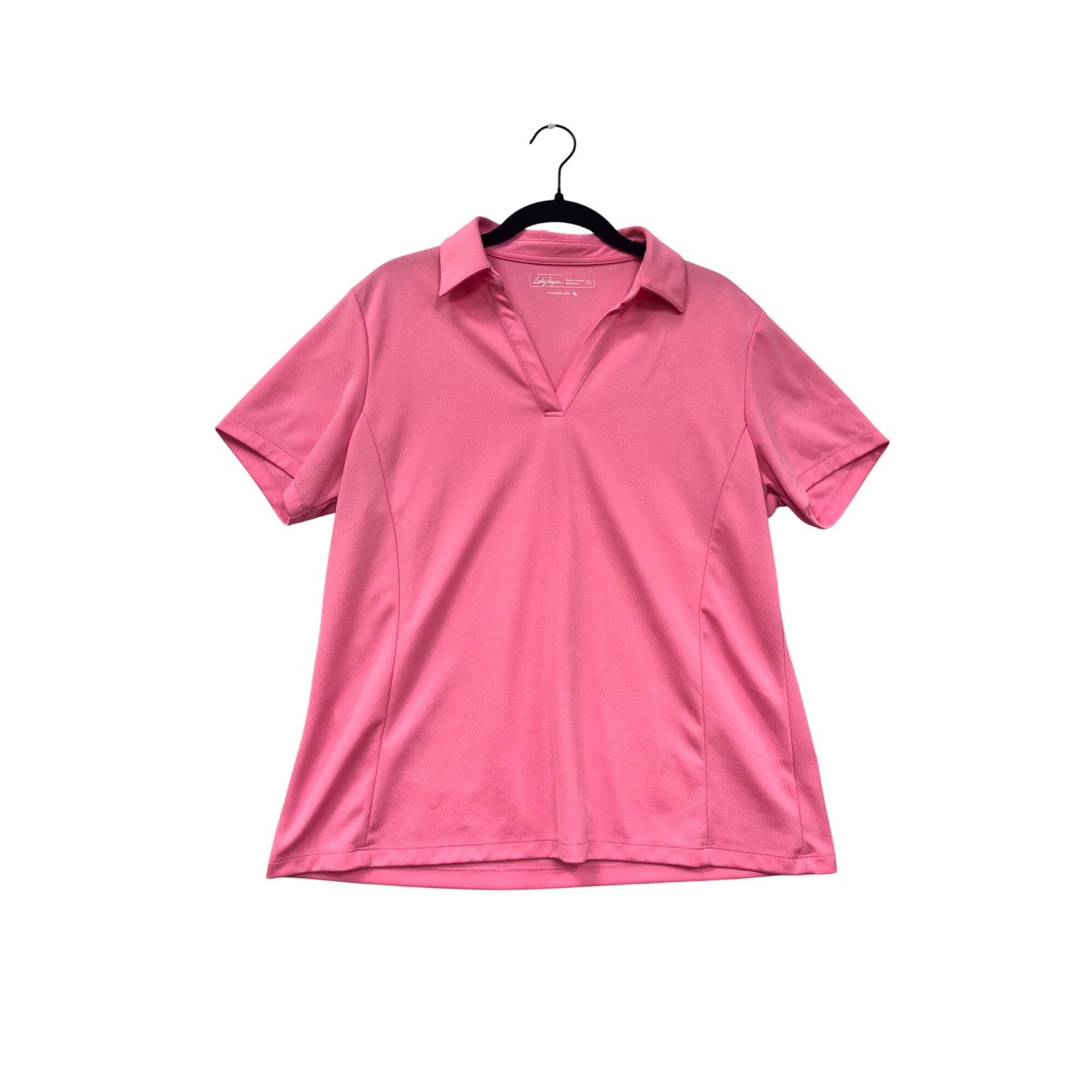 Lady Hagen XL Pink Short Sleeve Polo Shirt #8638