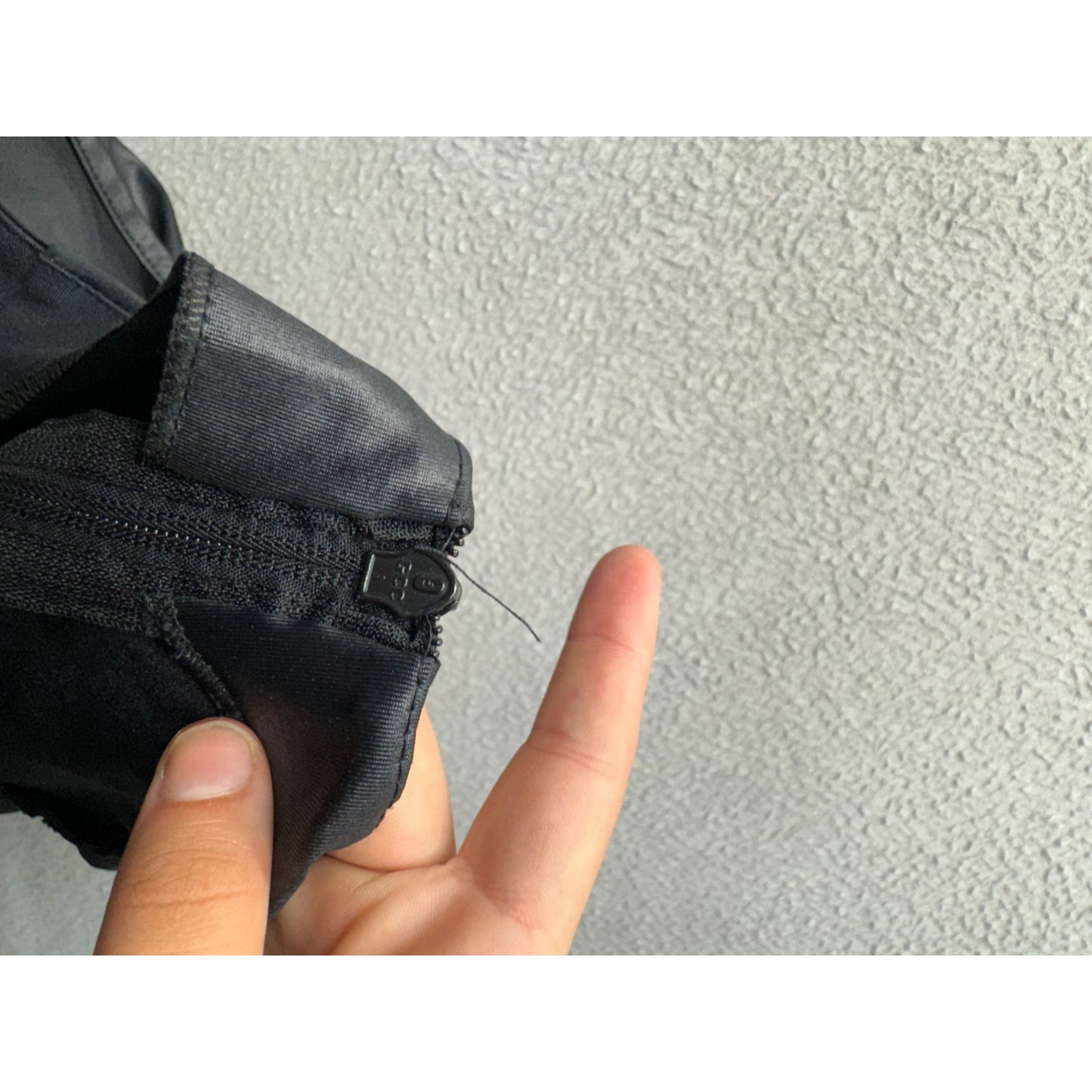 Black Satin Cropped Tank Top With Adjustable Straps & Back Zipper Closure #9988