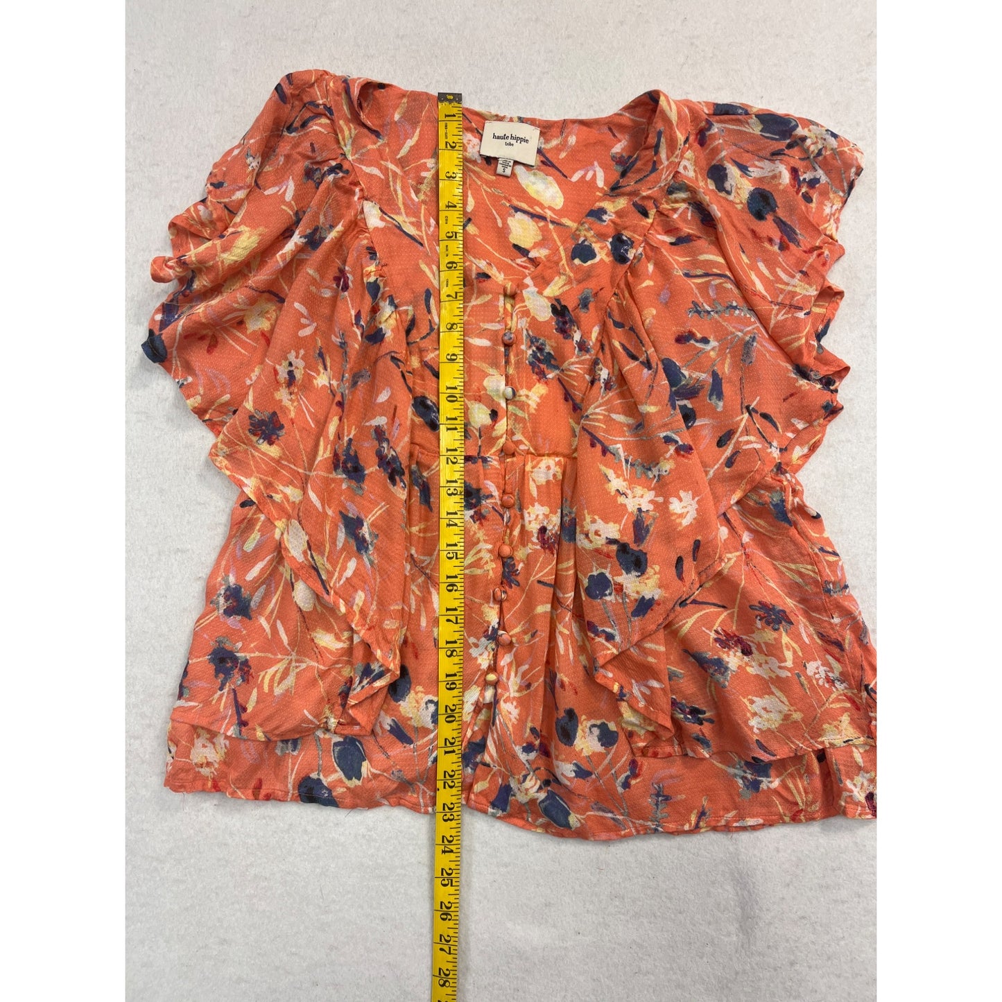 Women’s Beautiful Floral Ruffled Blouse