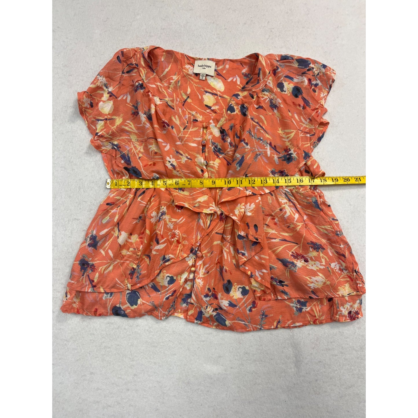 Women’s Beautiful Floral Ruffled Blouse