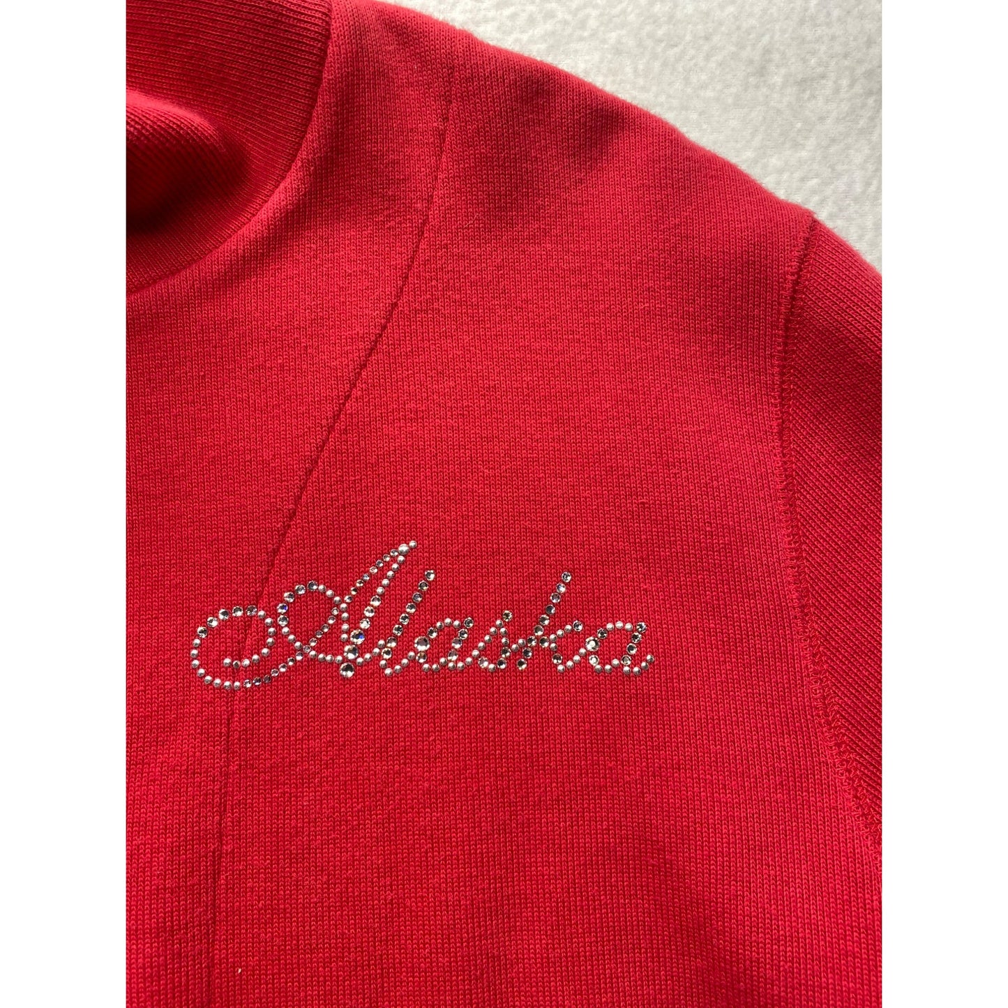 Vintage Alaska Zip Up Sweater #3887