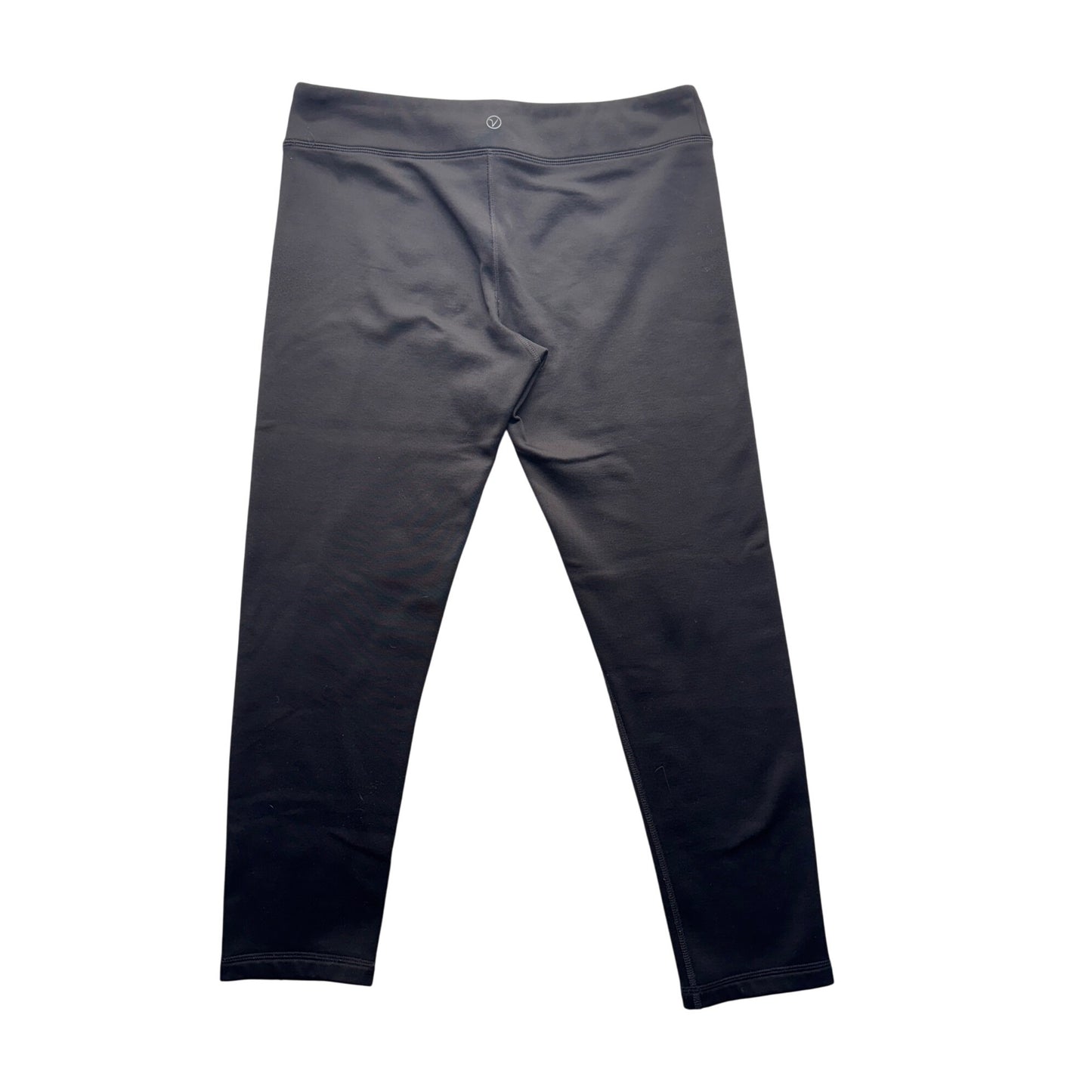 Vogo Athletica Black Stretch Leggings L Polyester Spandex Activewear #9658