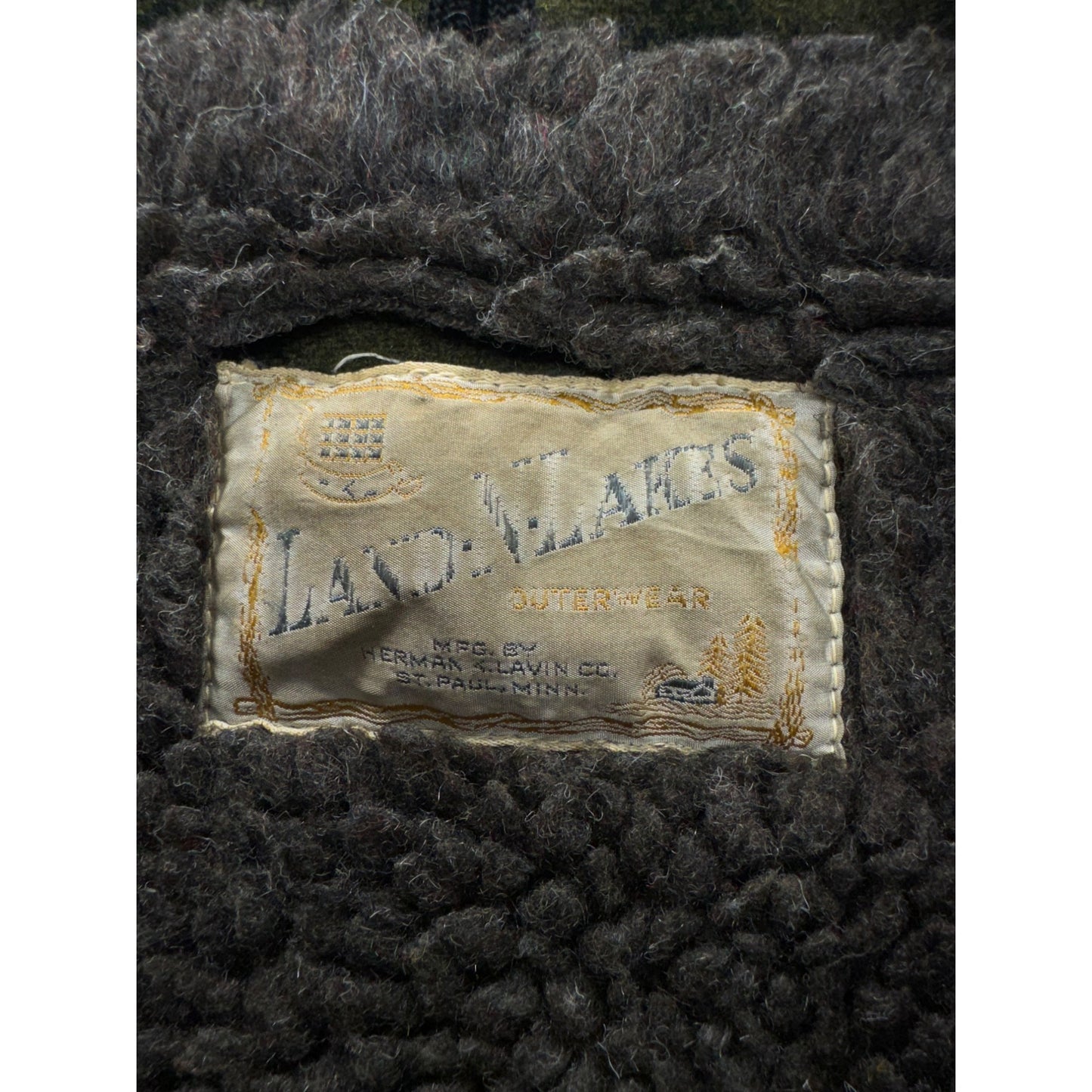 Men’s Vintage Land ’n’ Lakes Wool Jacket#5800