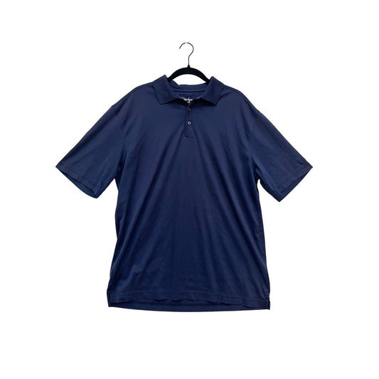 Walter Hagen Navy Blue Polo Shirt Size L #273A
