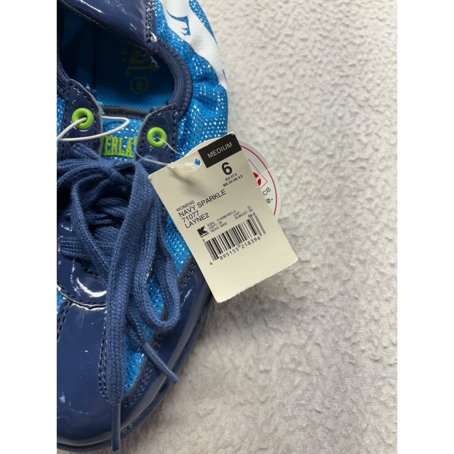 Everlast Sport Womens Navy Sparkle Athletic Shoes #352B