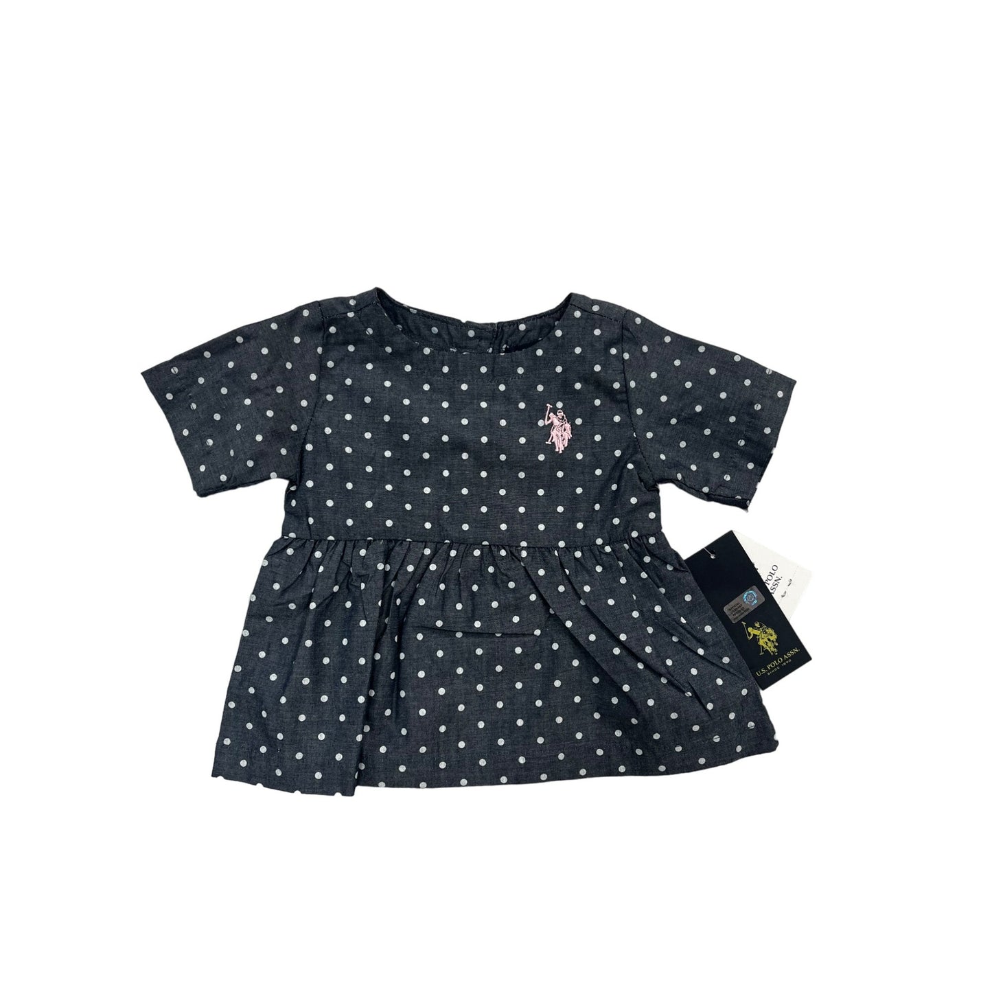 Baby Girls Brand New U.S. Polo Top #2440