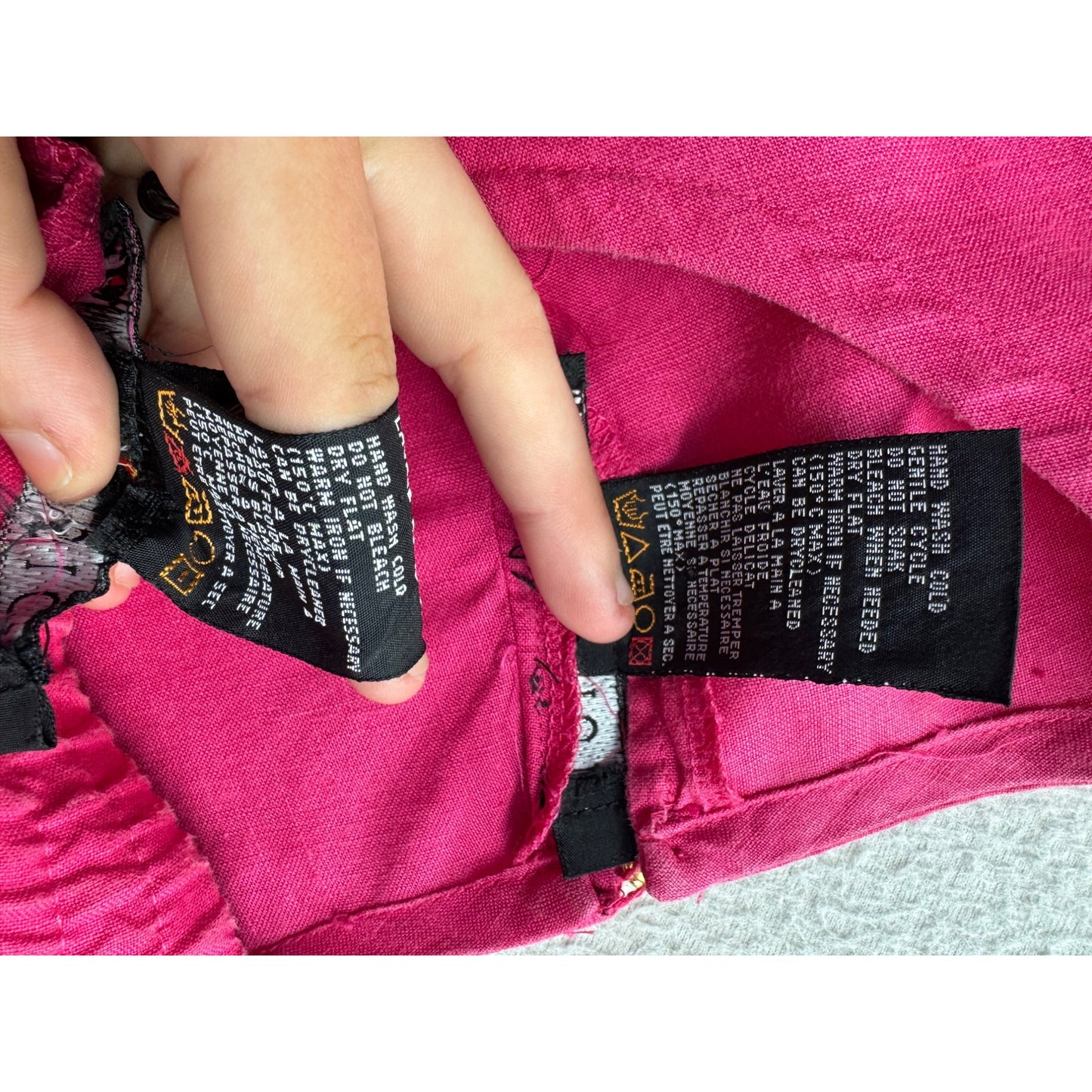 Bright Pink Studded Short Sleeve Lounge Set With Elastic Waist #56B