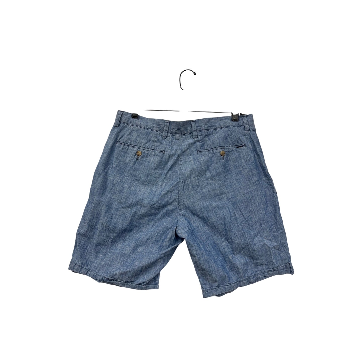 Polo Ralph Lauren Mens Classic Fit Chambray Cotton Shorts Size 31 #6768
