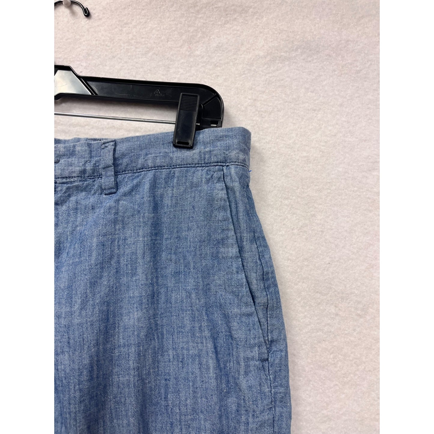 Polo Ralph Lauren Mens Classic Fit Chambray Cotton Shorts Size 31 #6768