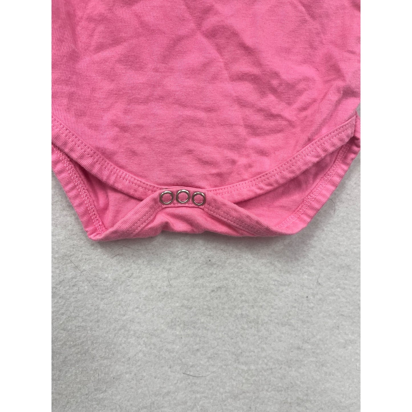 College Kids Pink Baby Romper 0-3M #8861