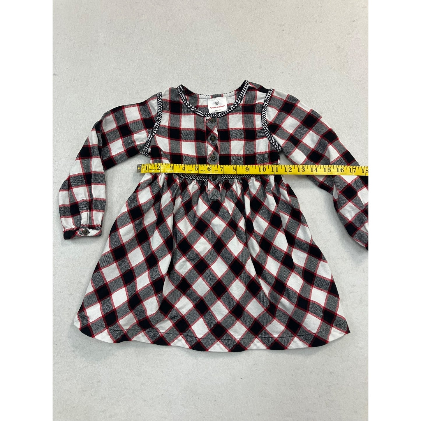 Girls Plaid Dress #2340