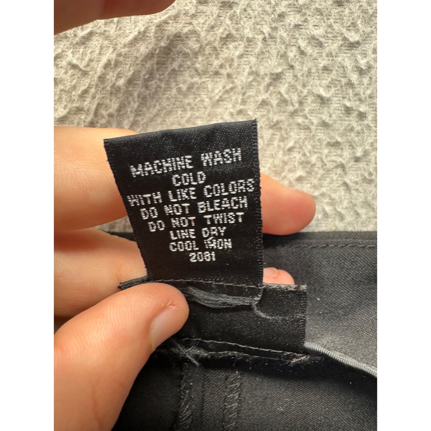 Rafaella Black Wide-Leg Cropped Pants Size 8 Polyester Blend Side Zipper #193B