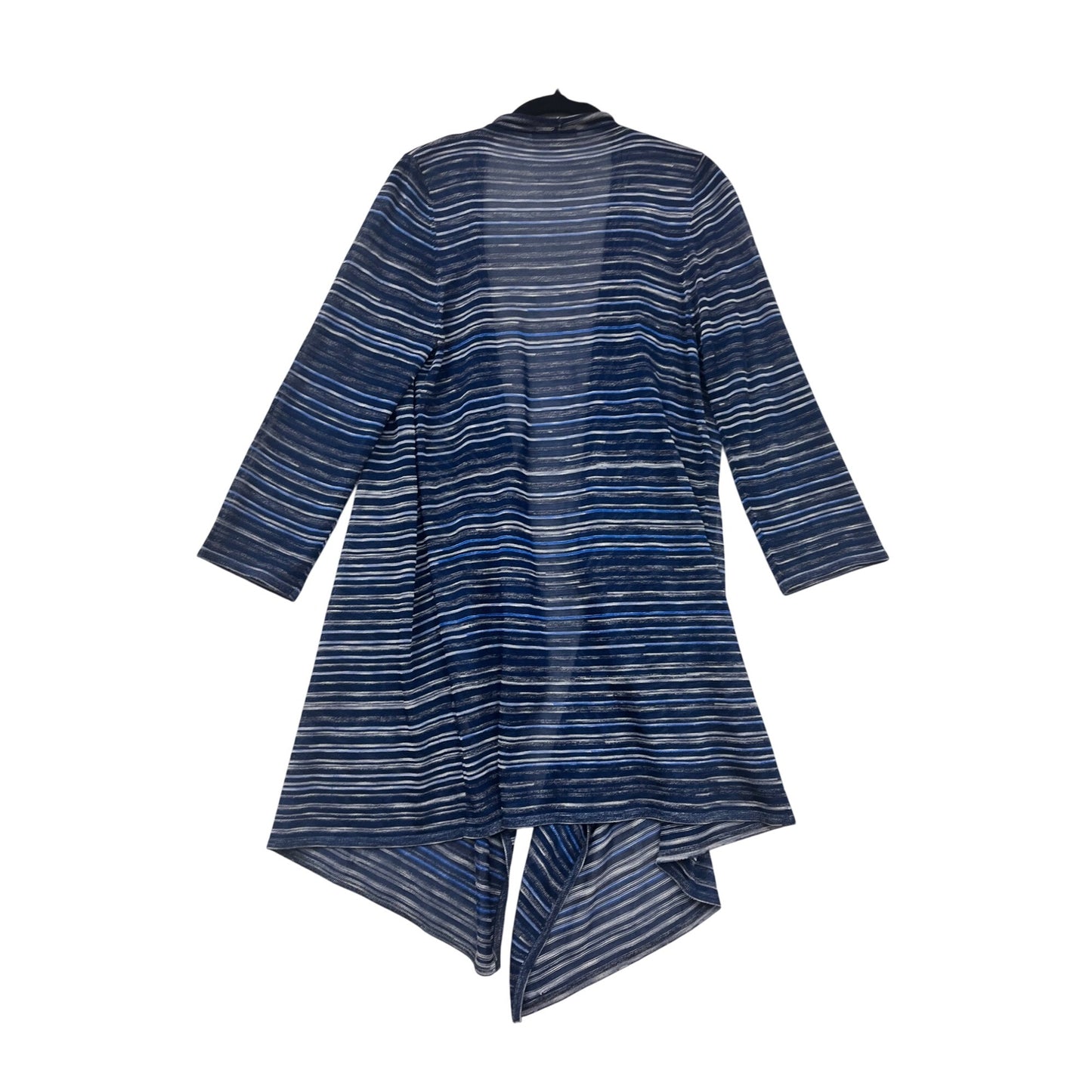 Joan Vass Womens Striped Open Front Cardigan #8451