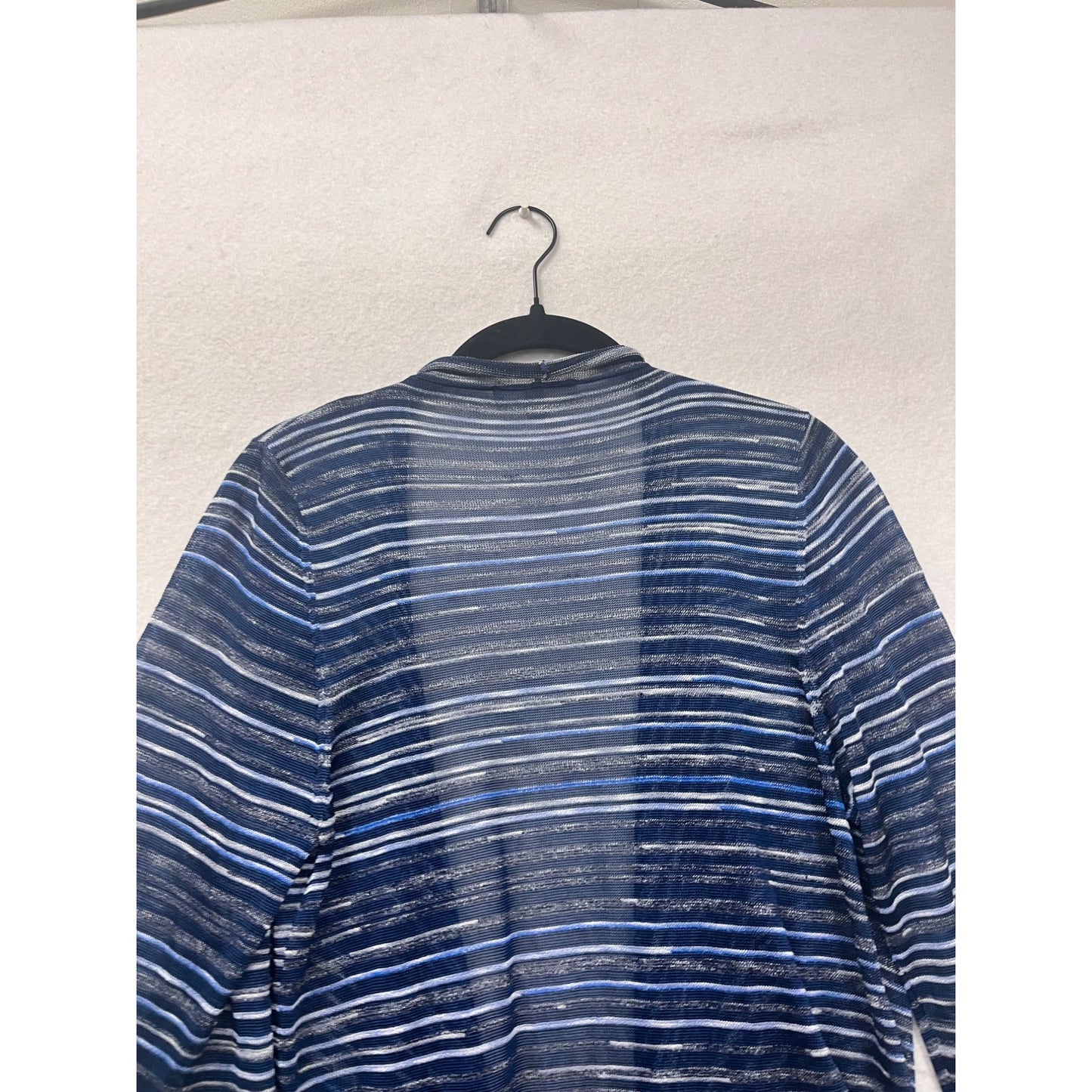 Joan Vass Womens Striped Open Front Cardigan #8451