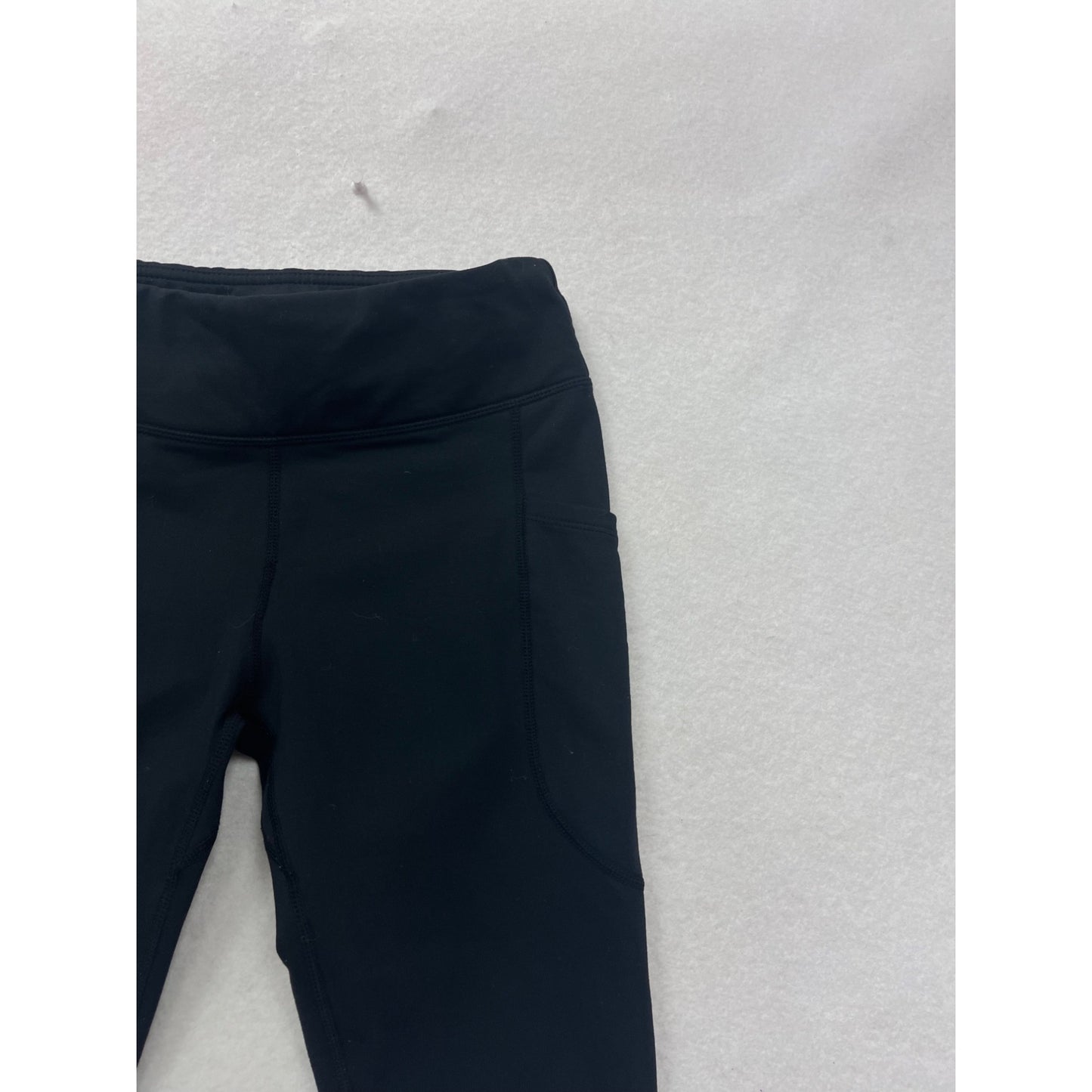 Baleaf Black High-Waisted Leggings With Pockets L #8634