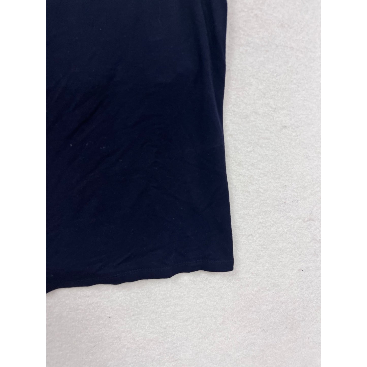 Lauren Ralph Lauren Navy & White Sleeveless V-Neck Top M #360A