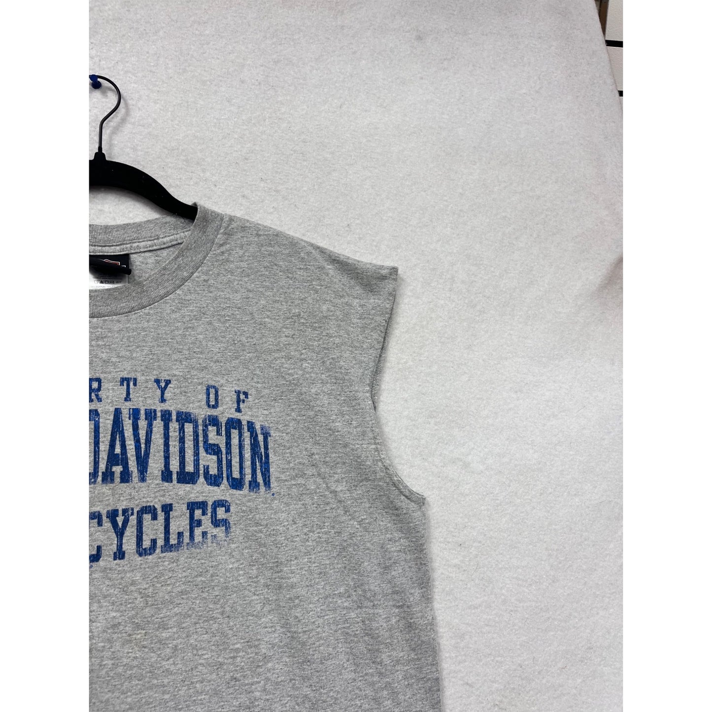 Property Of Harley Davidson Motorcycles Sleeveless Graphic Tee #630A