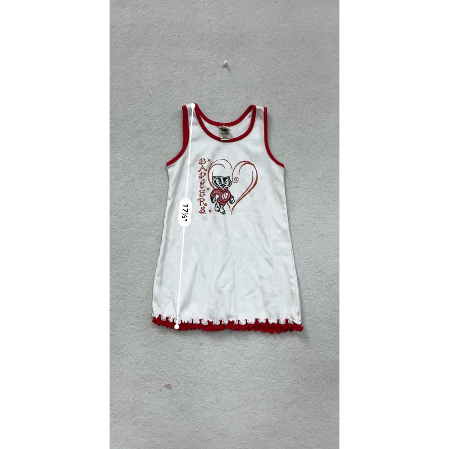 Wisconsin Badgers 24M Tank Dress #8497