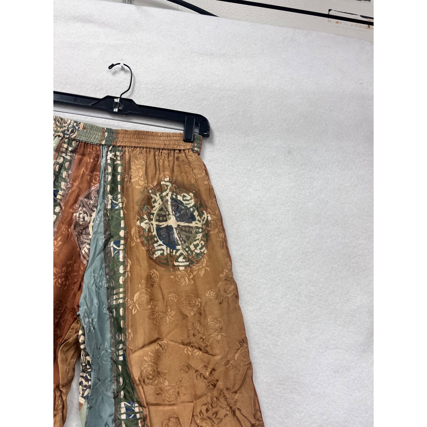 Boho Globe Trotter Medium Patchwork Wide-Leg Pants #8510