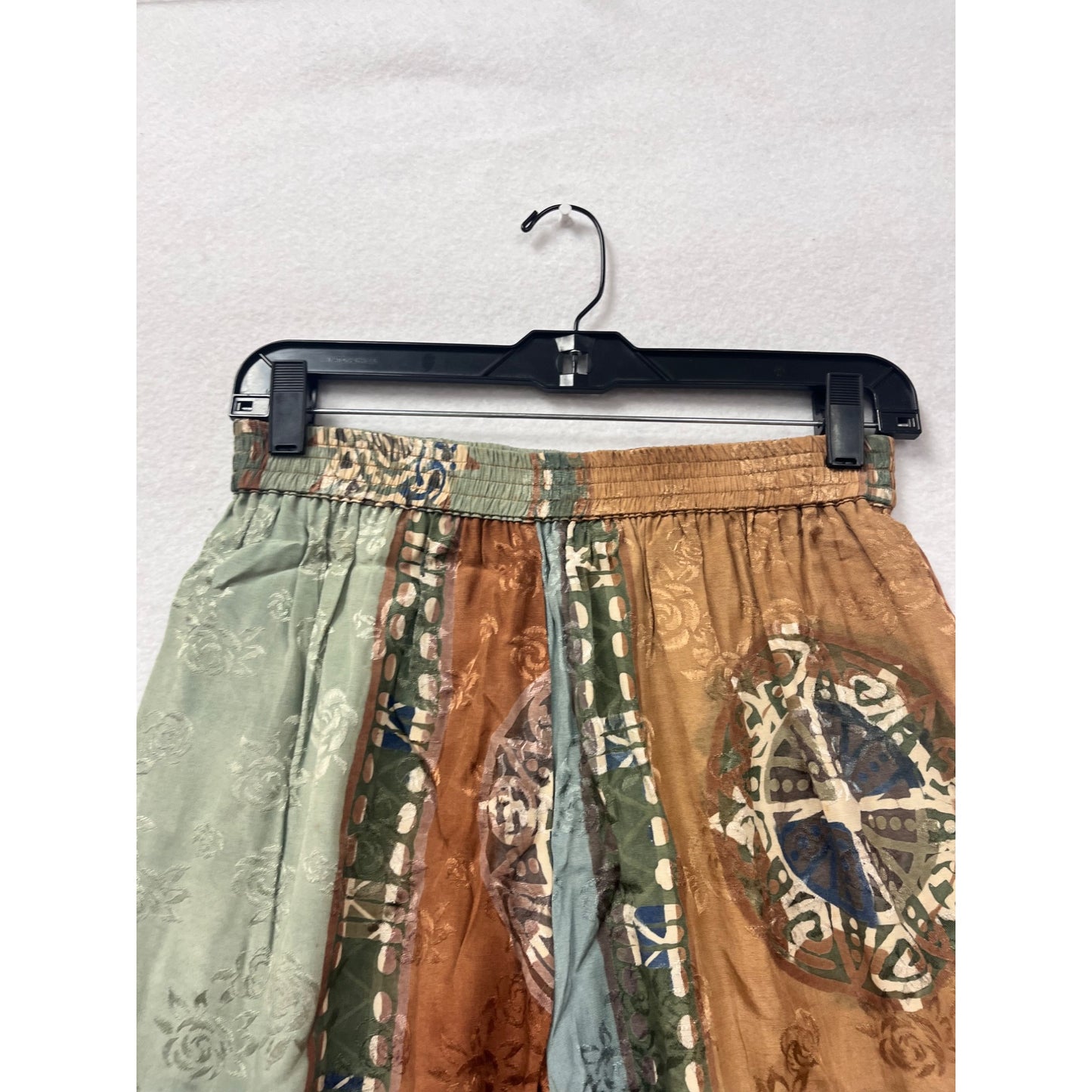 Boho Globe Trotter Medium Patchwork Wide-Leg Pants #8510