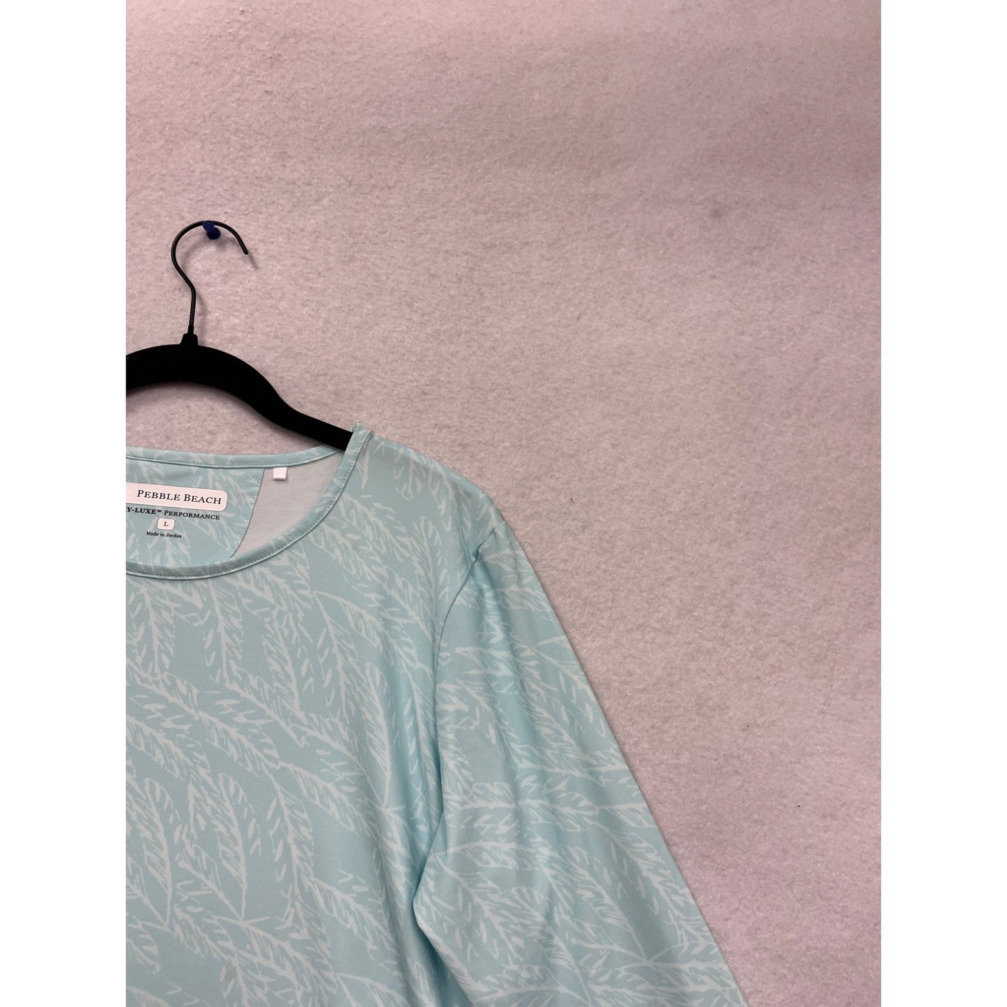 Pebble Beach Long Sleeve Performance Shirt - Size L #652A