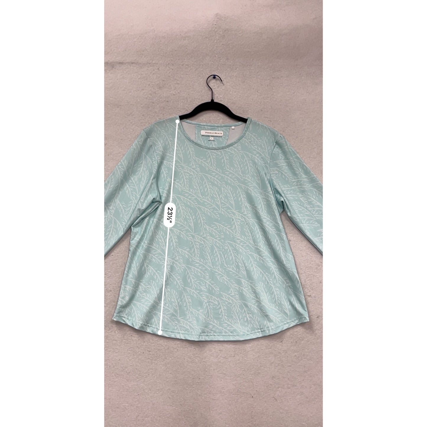 Pebble Beach Long Sleeve Performance Shirt - Size L #652A